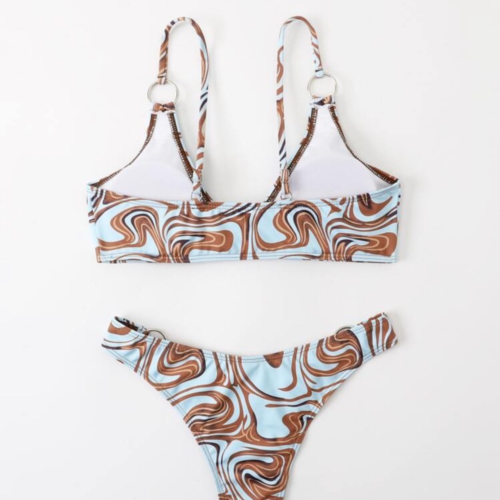 Swirl Pattern Bikini Set - Picture 2 of 3